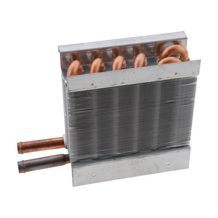 Cab & Cargo Heater Replacement Heat Exchanger Model 100 - 5/8in. 16Mm Hose, Rear Top